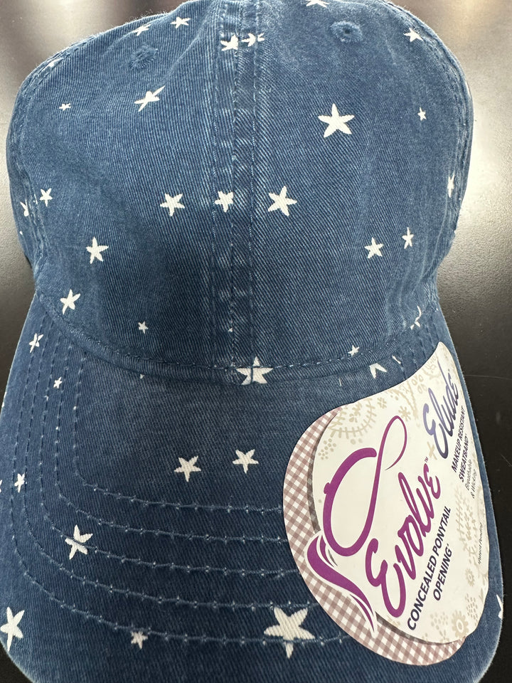 Concealed Pony Tail Trucker Hat