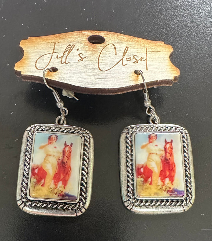 1940’s Cowgirl Earrings