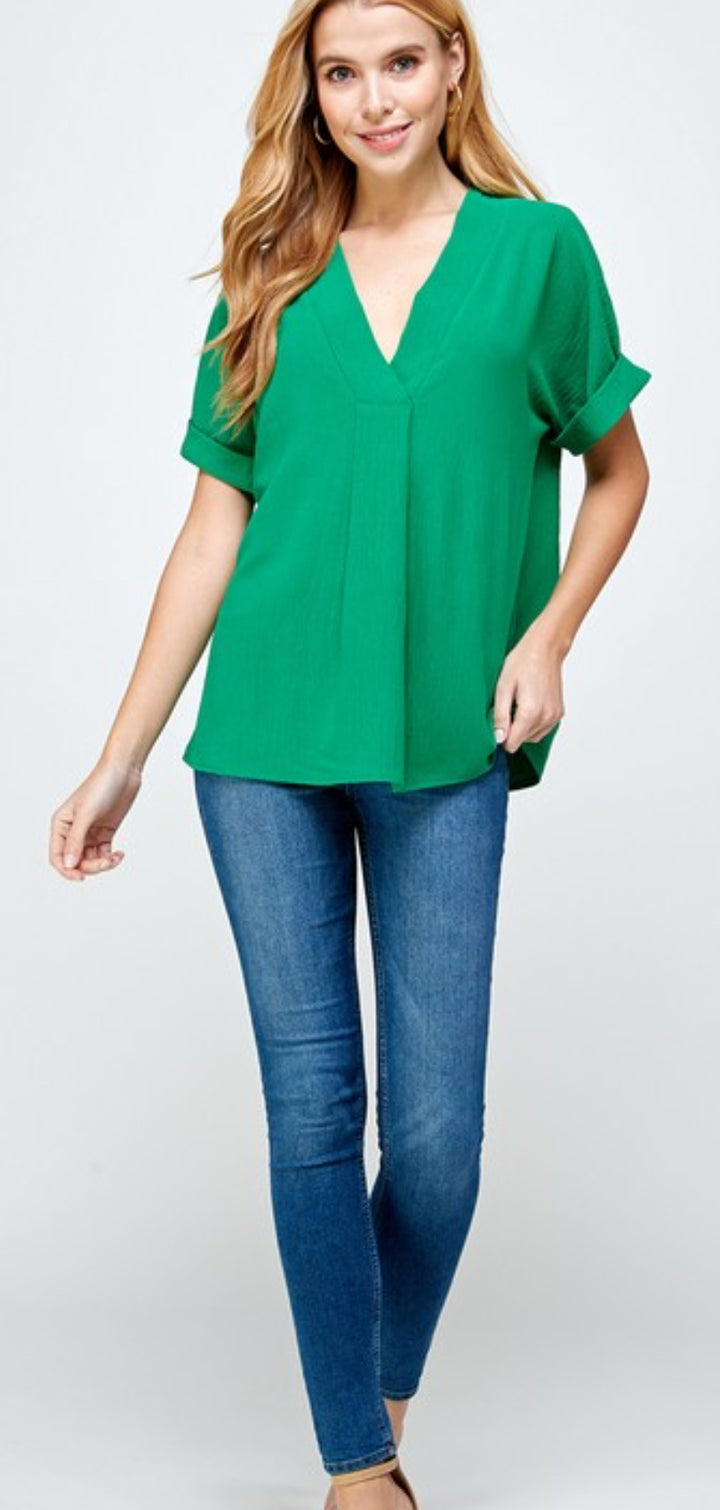 Another V-Neck Blouse