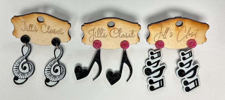 Musical Note Earrings
