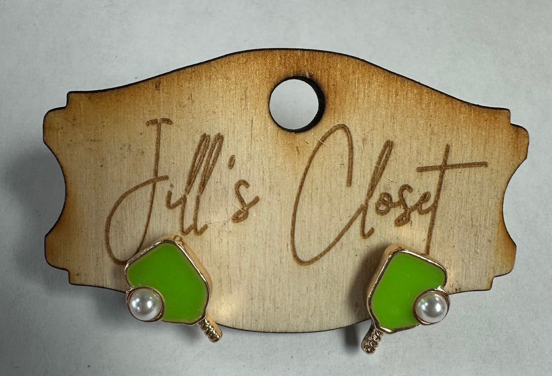 Pickleball Stud Earrings