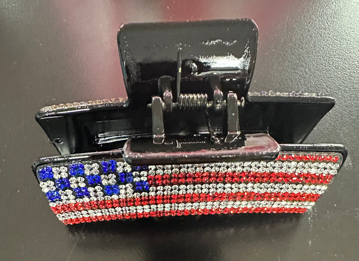 Patriotic Sparkle Hair Clips