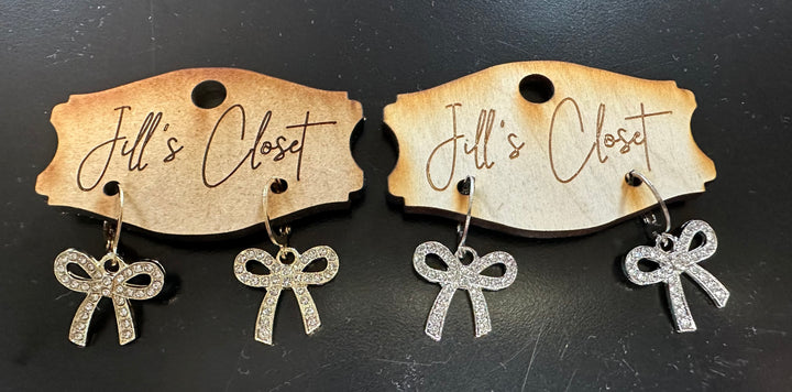 Bow Hoop Earrings
