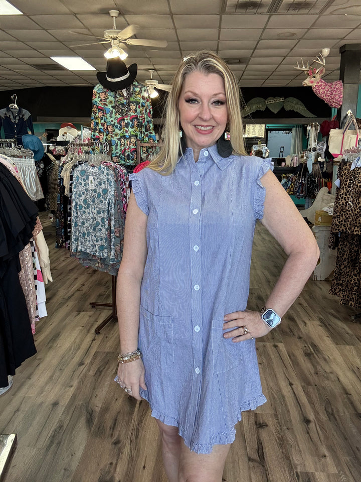 Pinstripe Bliss Dress