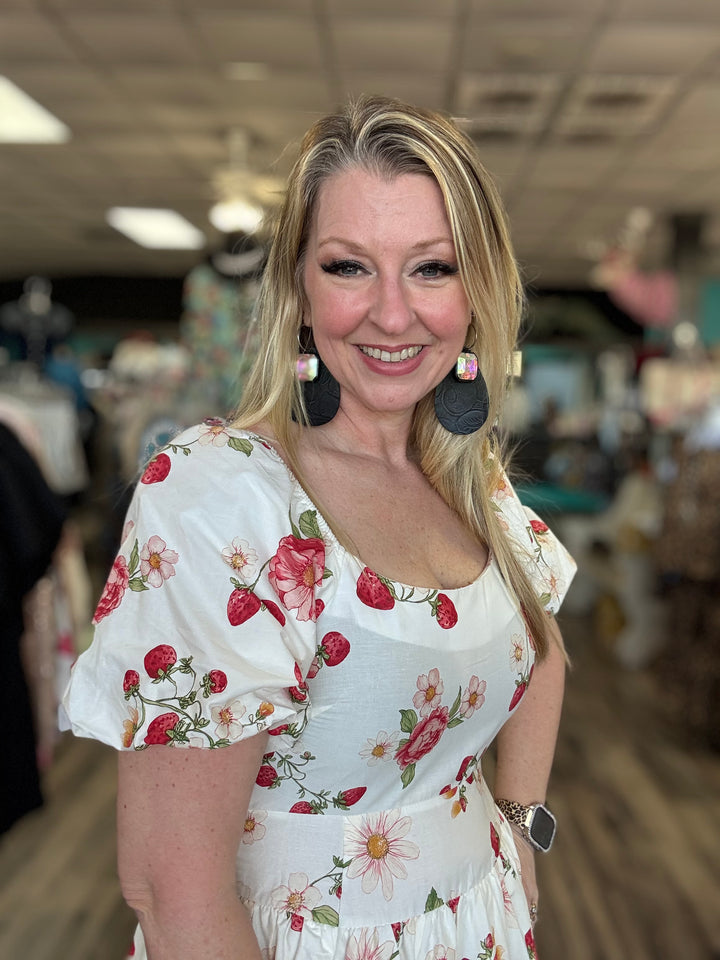 Strawberries and Roses dress