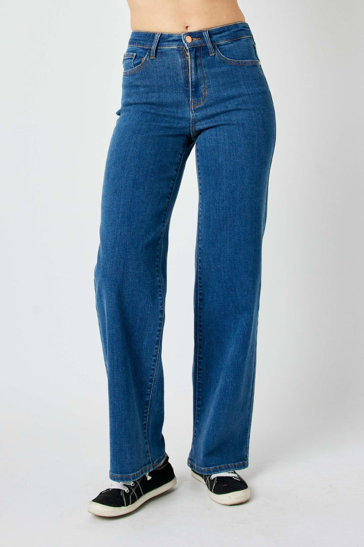 Judy Blue vintage wide jeans