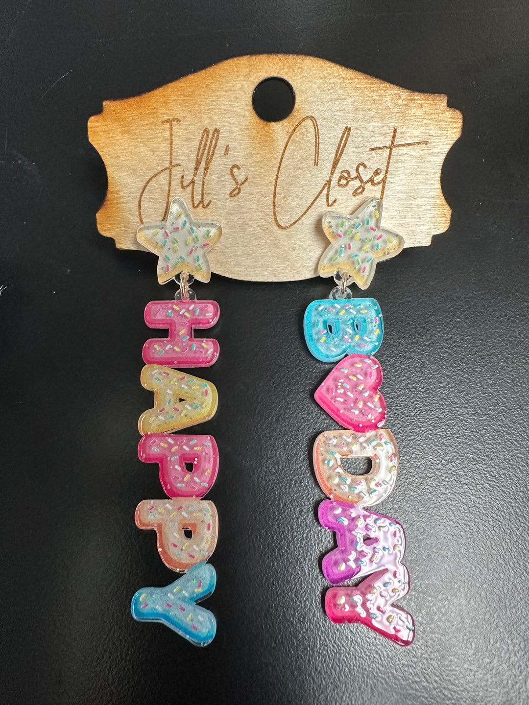 Happy Birthday Earrings