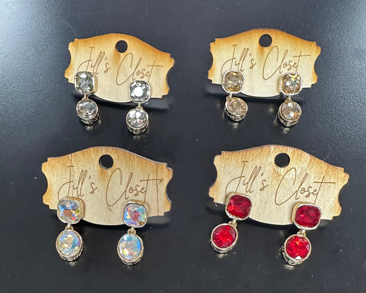 Tiffany’s Jeweled Stud Earrings