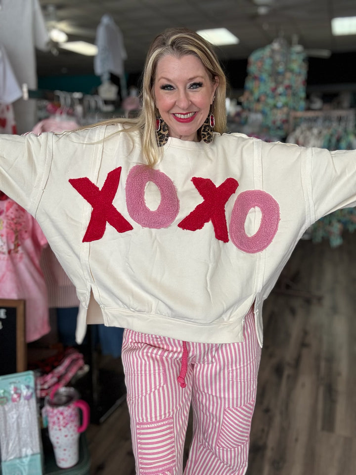XOXO Fleece Sweatshirt