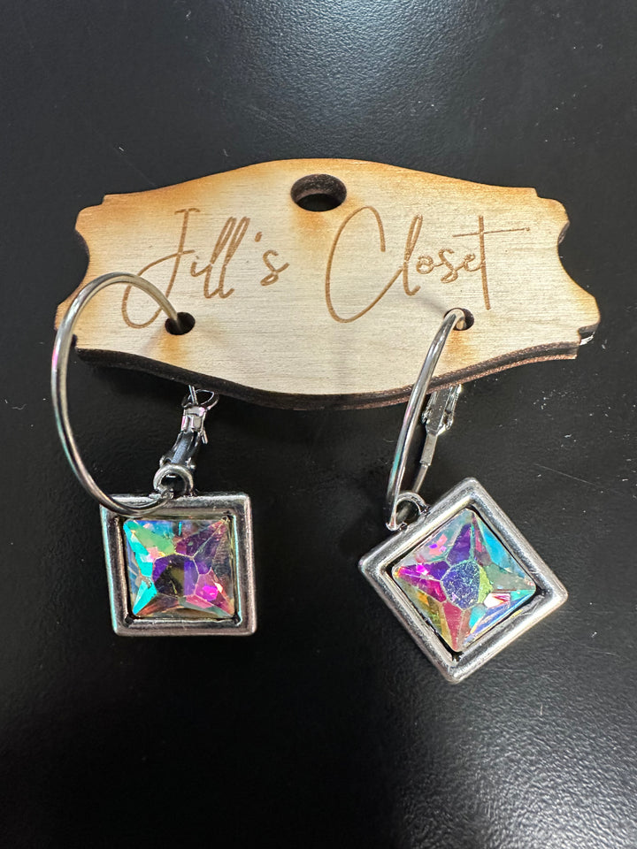 Square Bling Earrings