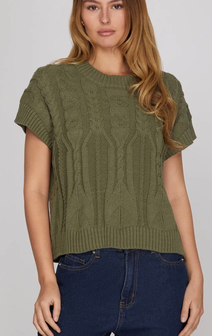 Louise’s Cable Knit Sweater