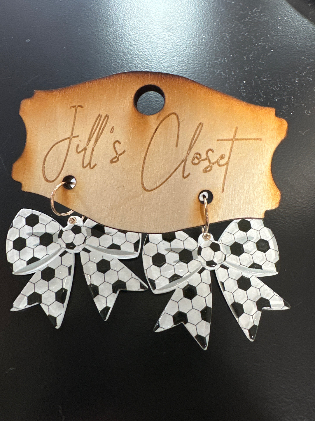 Small Sports Bow earrings