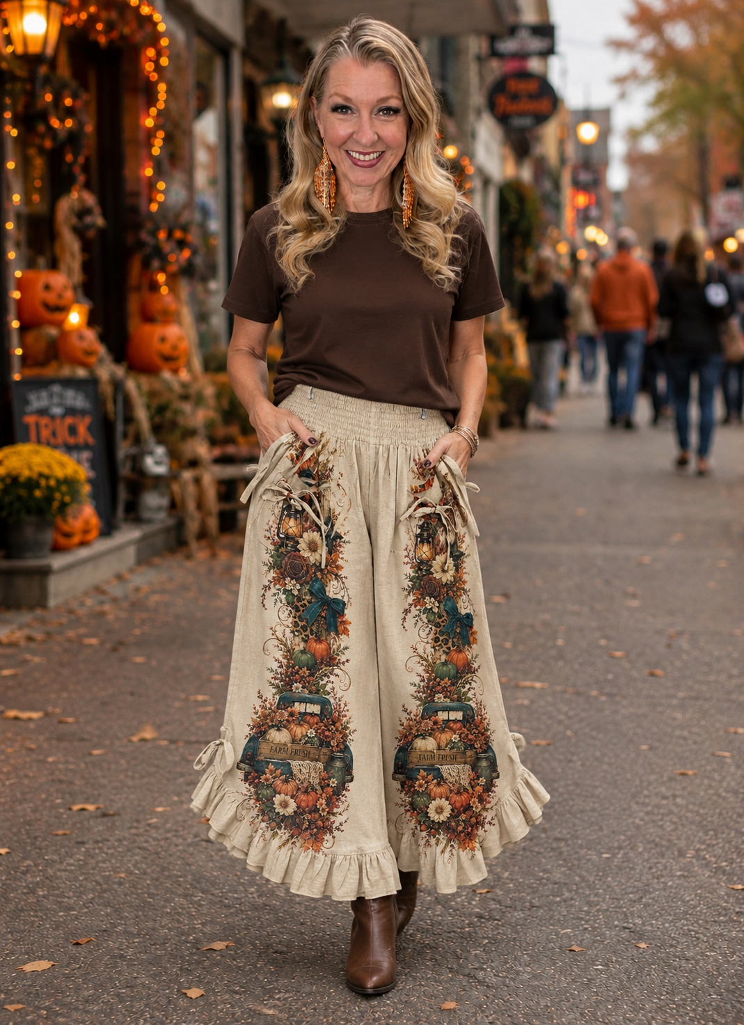 Harvest Ruffled Pants.