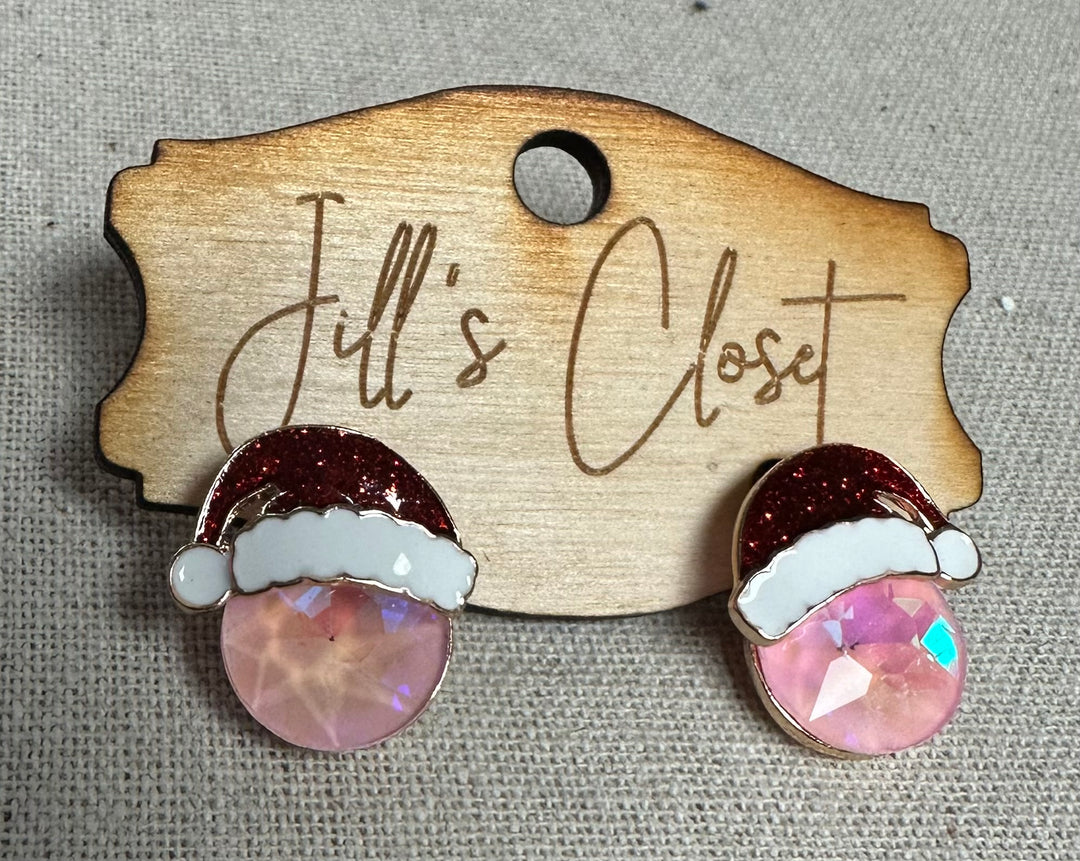 Santa Hat stud earrings