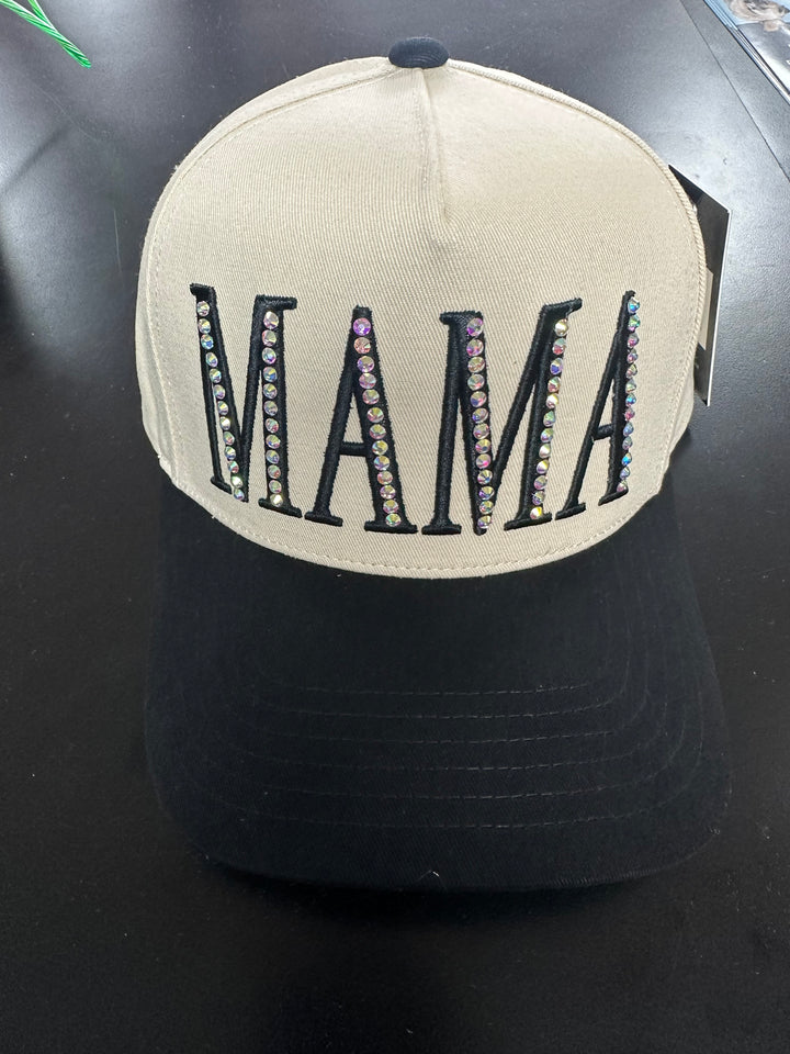 Mama or USA Blinged Trucker Hat