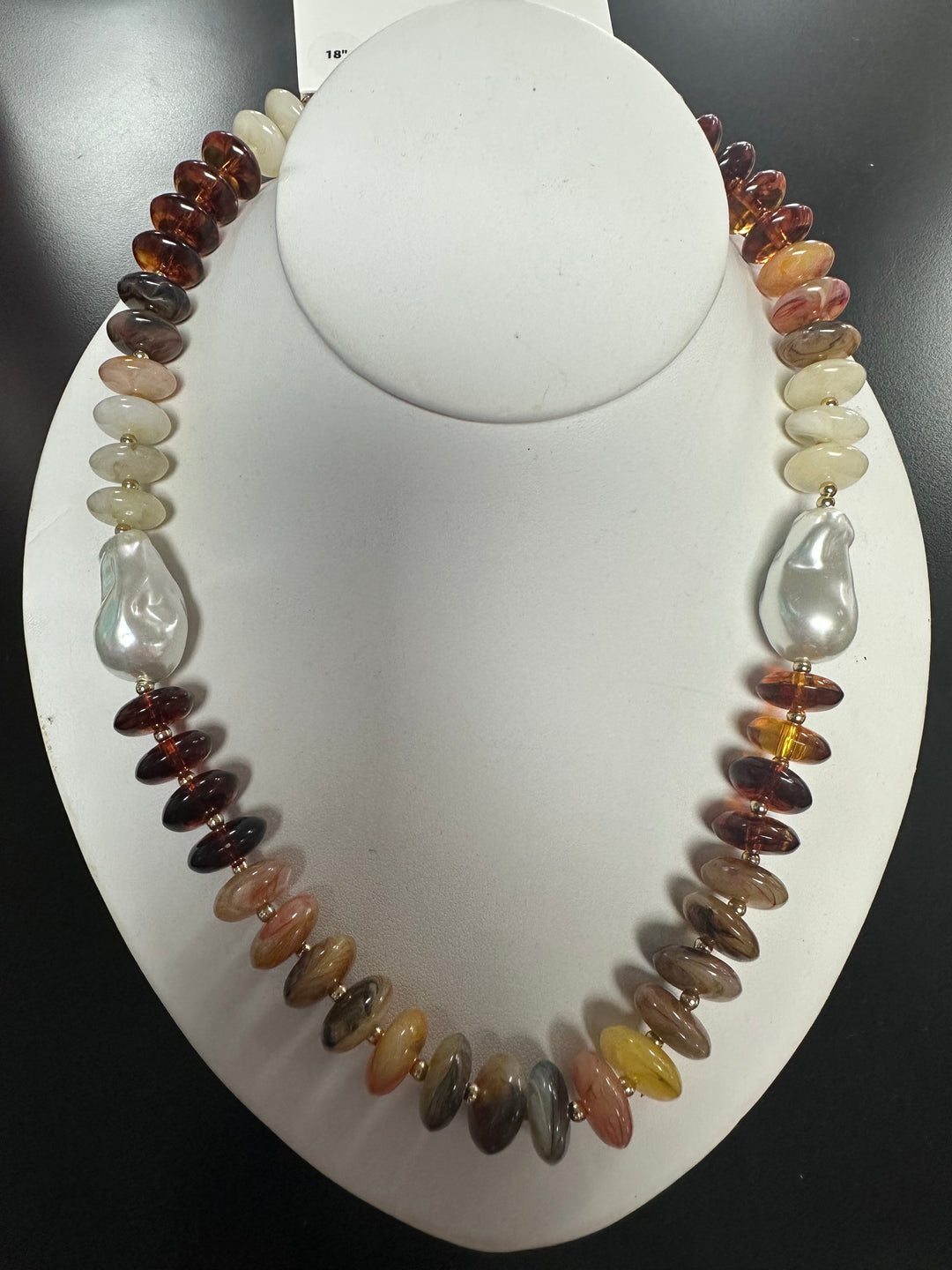 Amber Fall Necklace