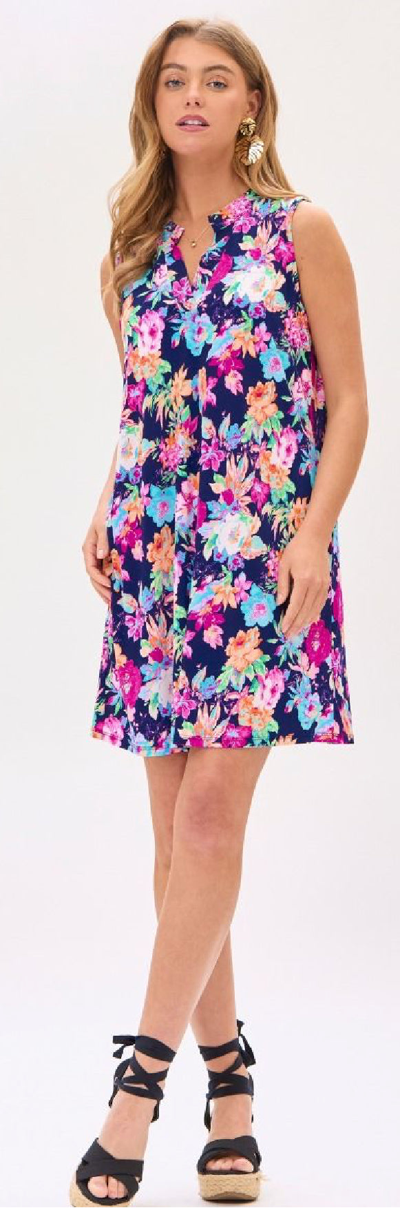 Midnight Flowers Dress