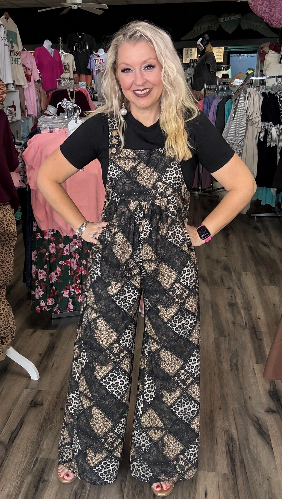 Fall’s Patchwork Overalls