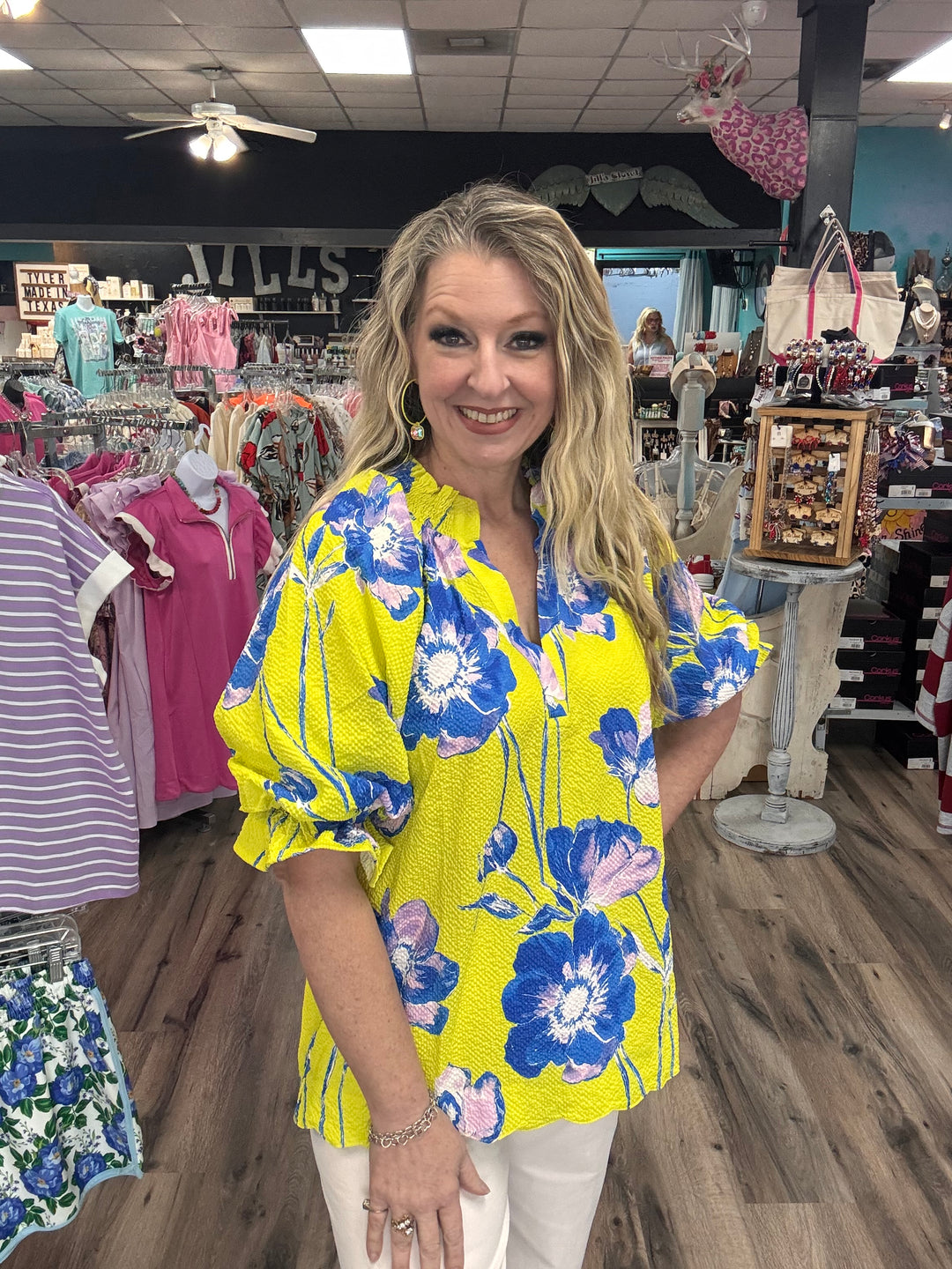 Sunshine & Sapphire Blouse