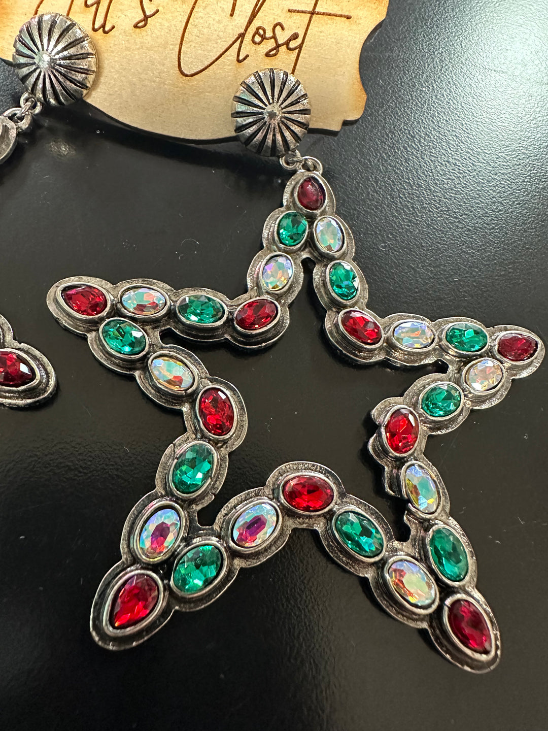 Lg Star Earrings
