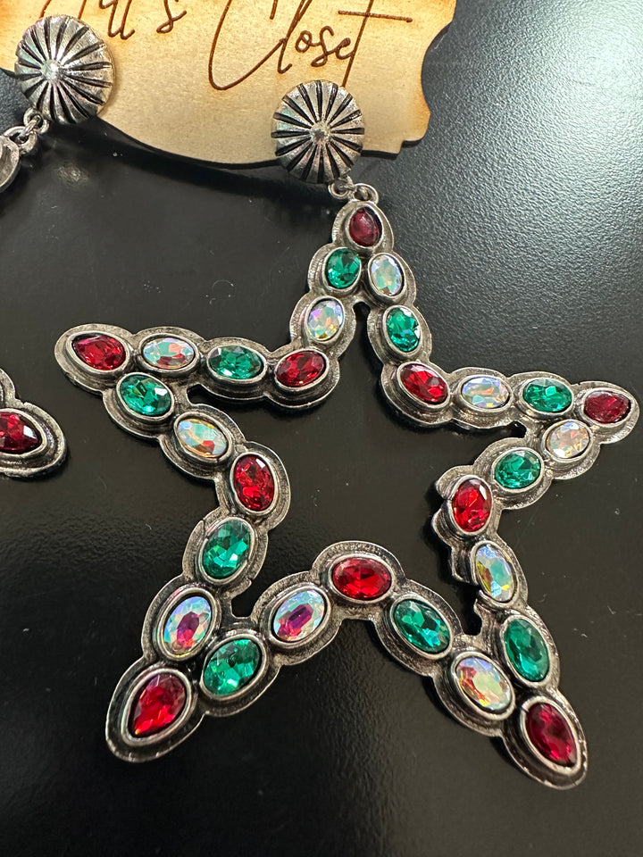 Lg Star Earrings