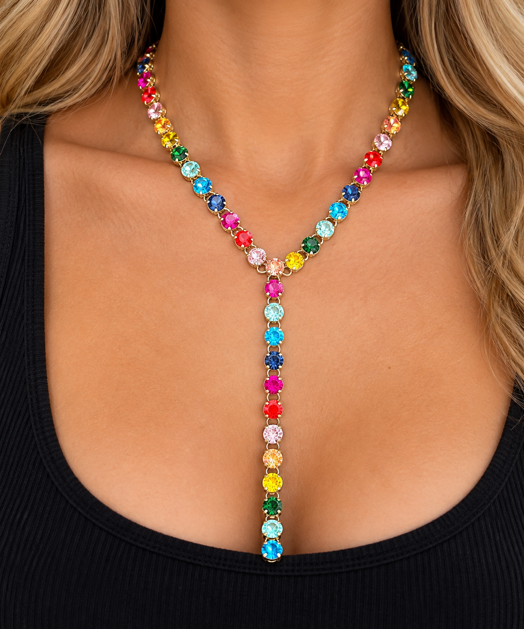 Bling Lariat Necklace