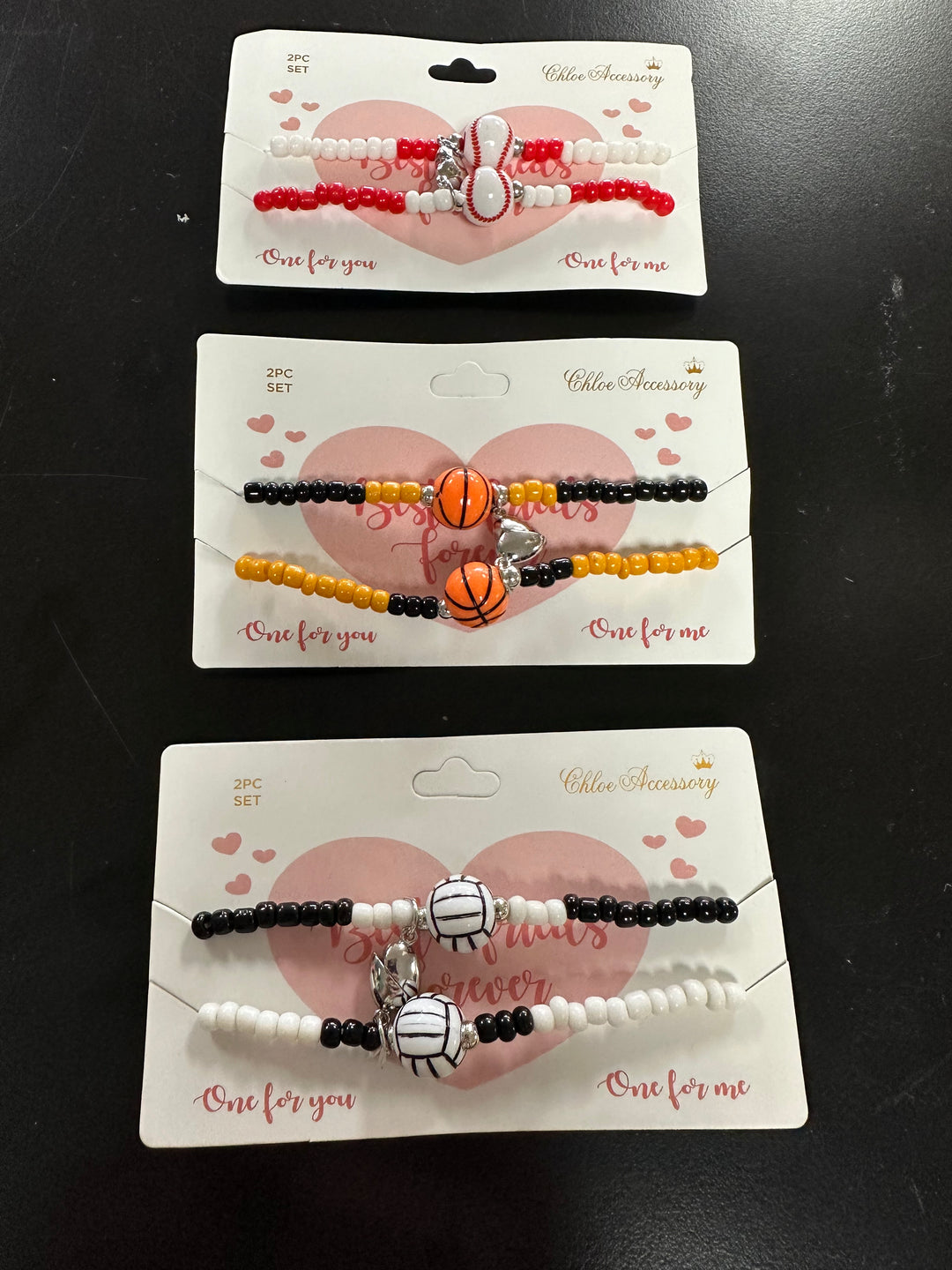 Sports Beaded Bracelets