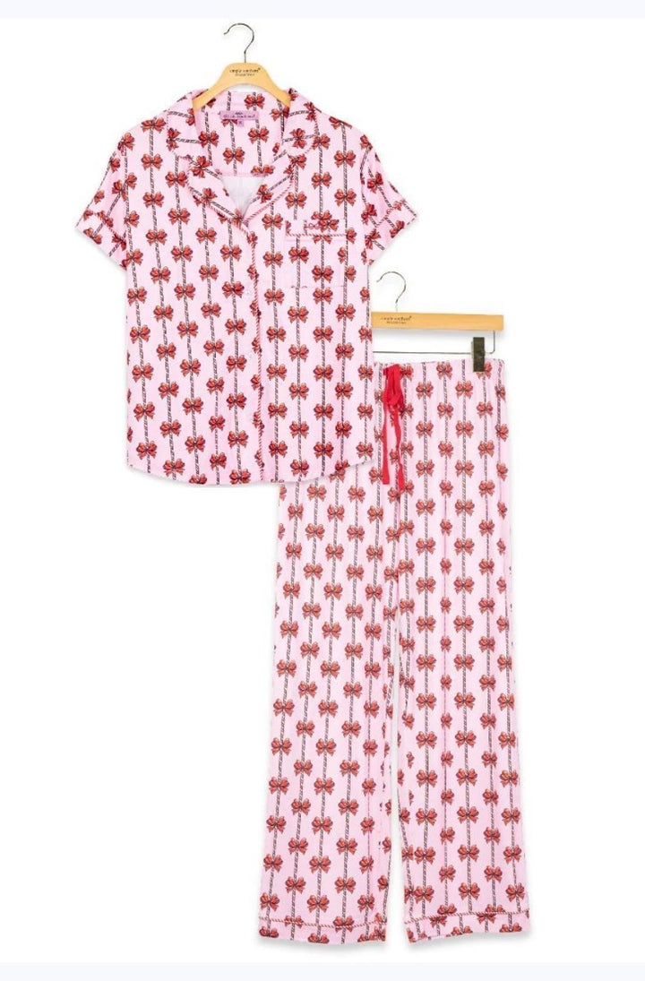Christmas Bow Pajamas