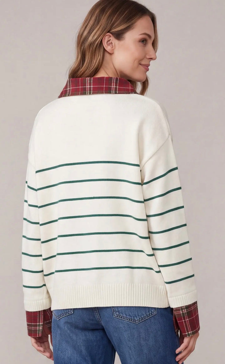 Carolyn’s Striped Sweater Top