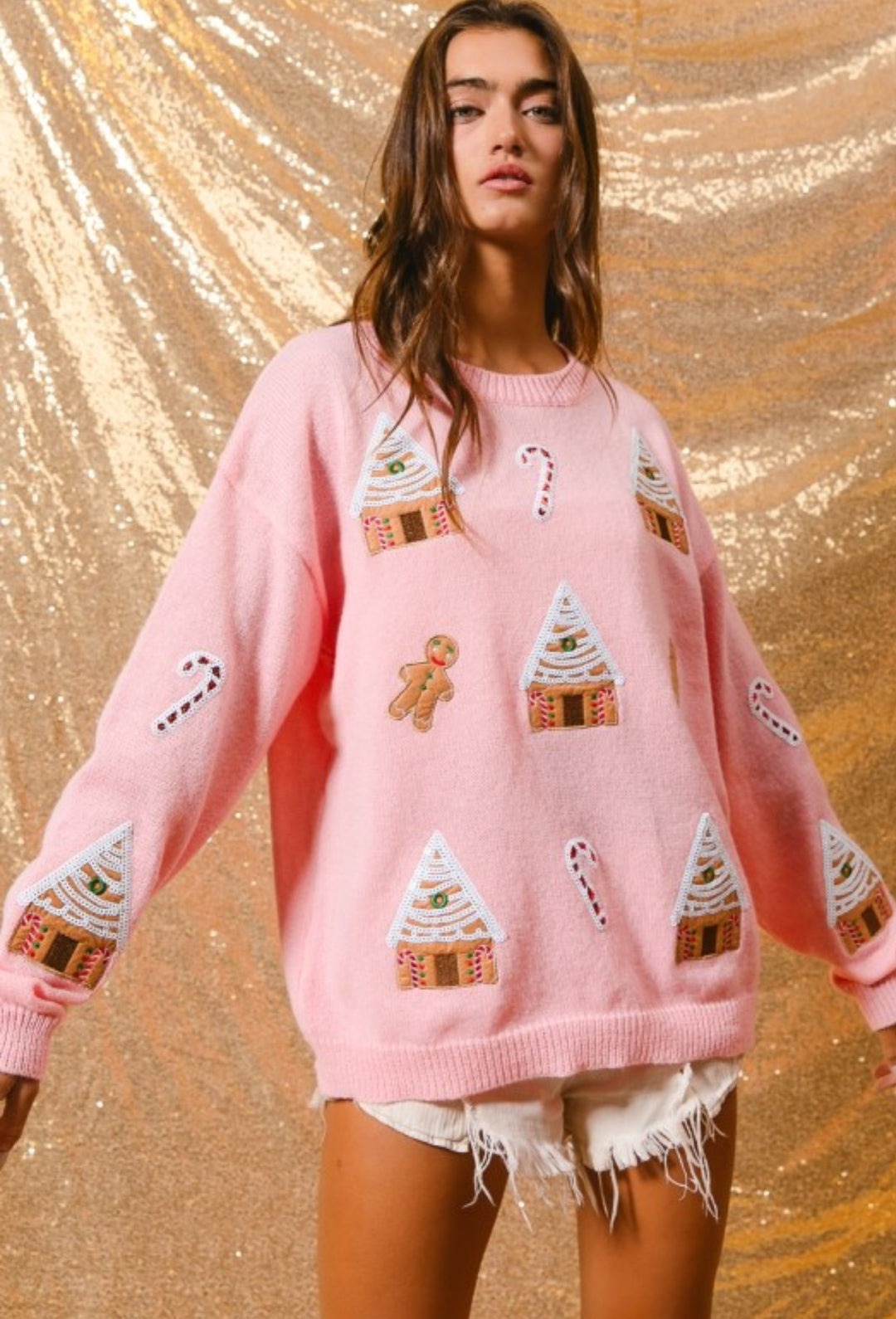 Gingerbread House Sweater