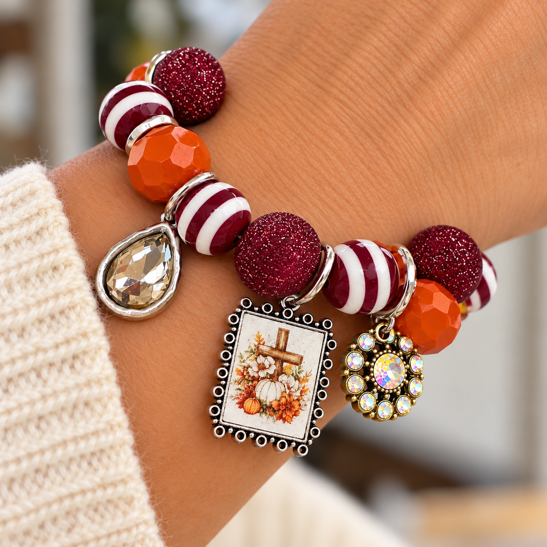 Fall Chunky Bling Bracelets