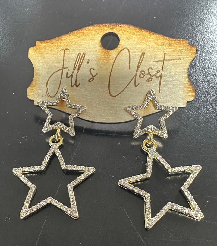 Double Star Stud earrings