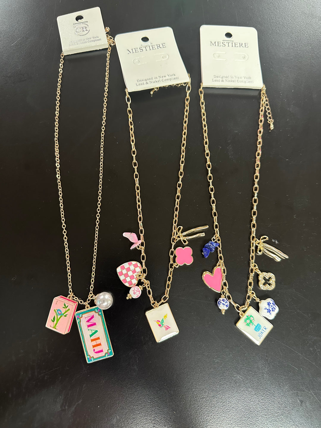 Mahjong Necklace or Earrings