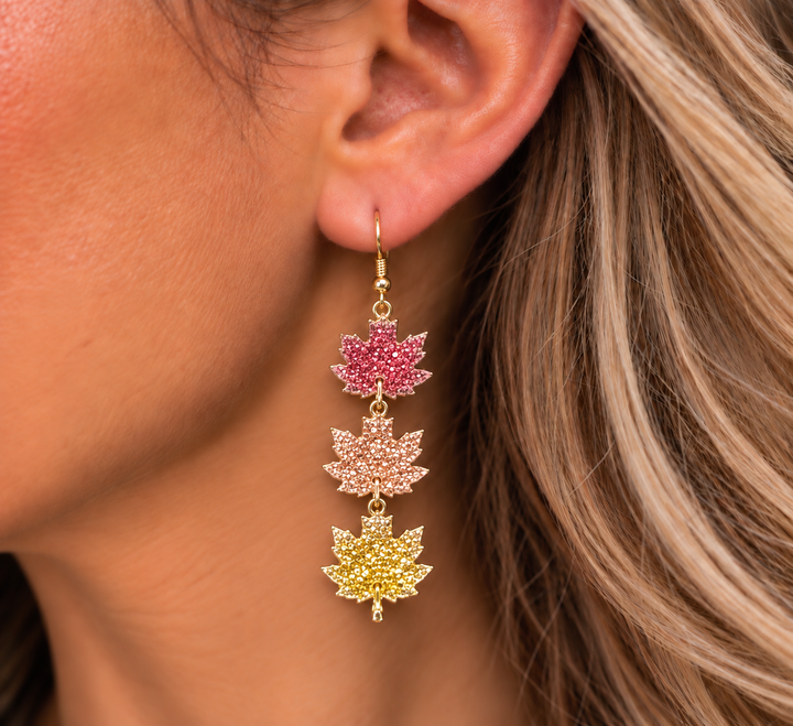 Fall Leaves Fishhook Earrings