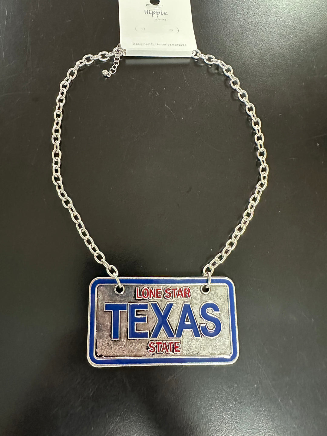 TX License Plate Necklace