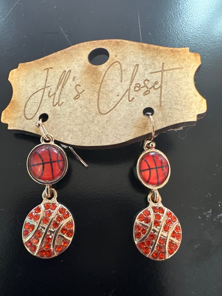 Basketball Earrings