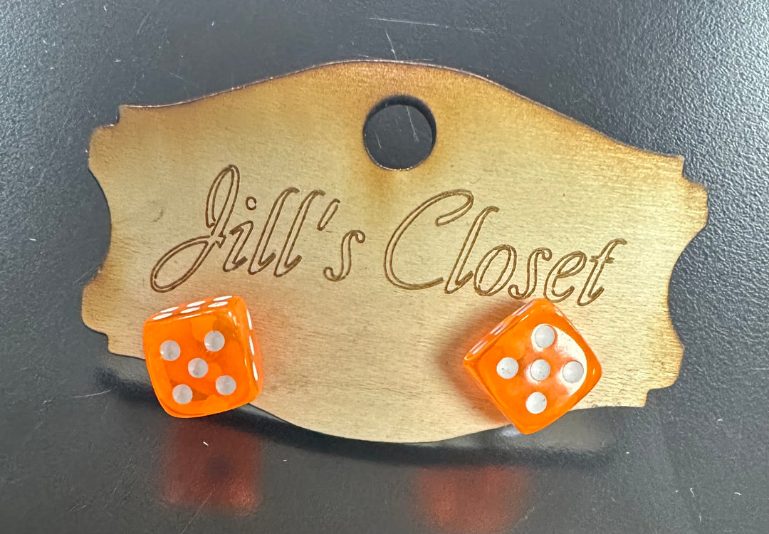 Dice Stud Earrings