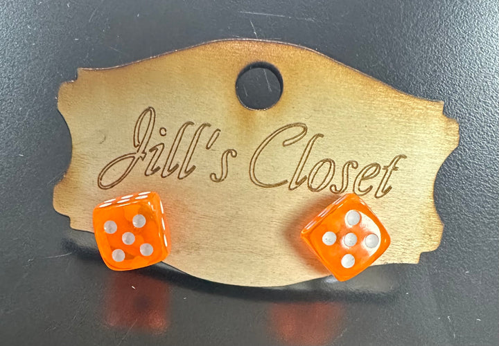 Dice Stud Earrings