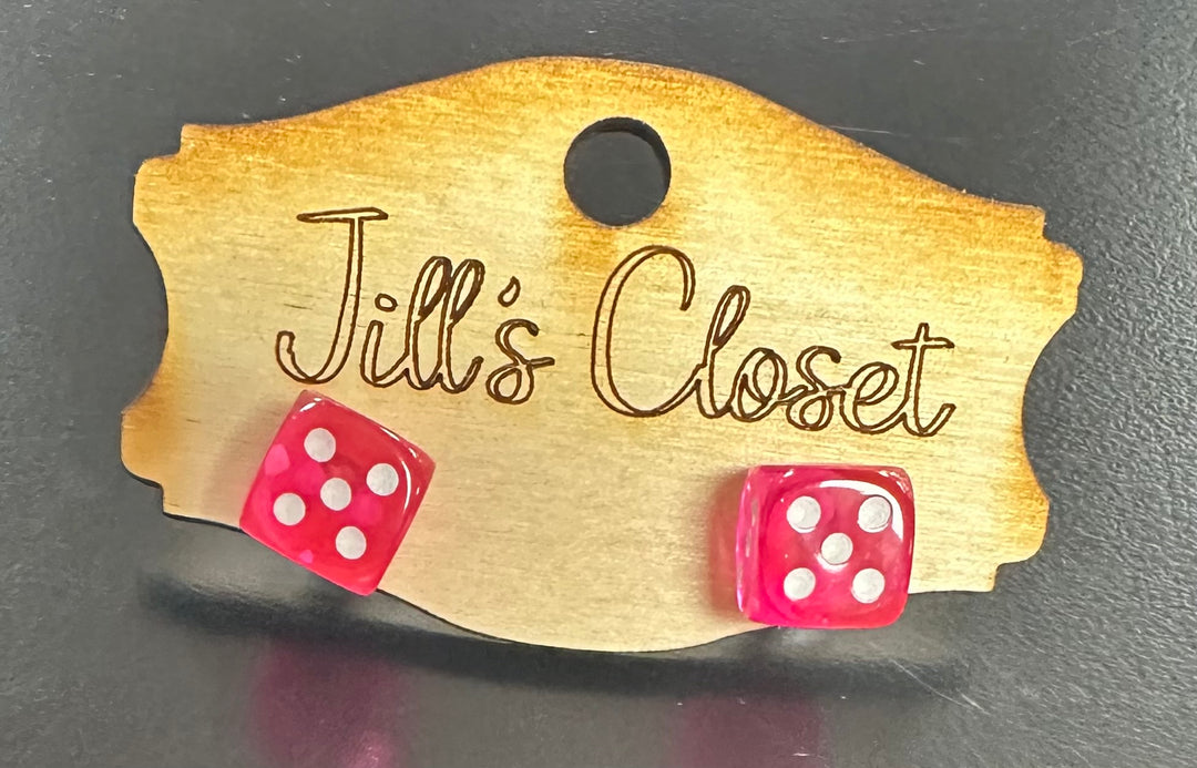 Dice Stud Earrings