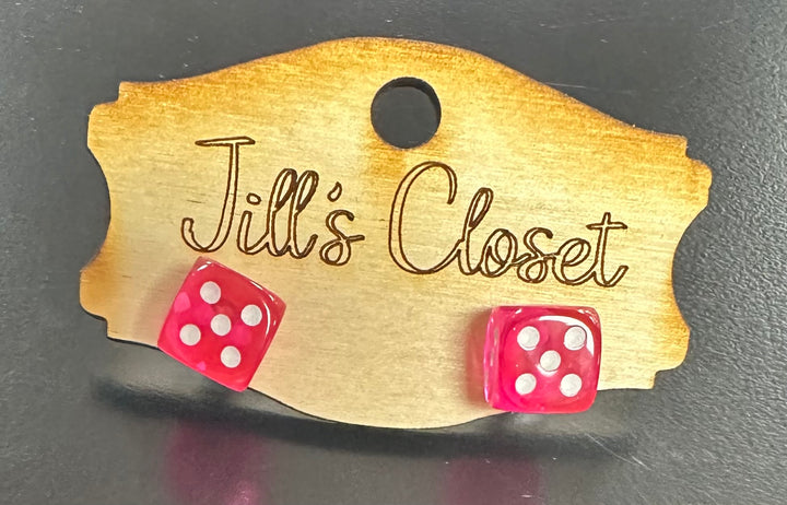 Dice Stud Earrings