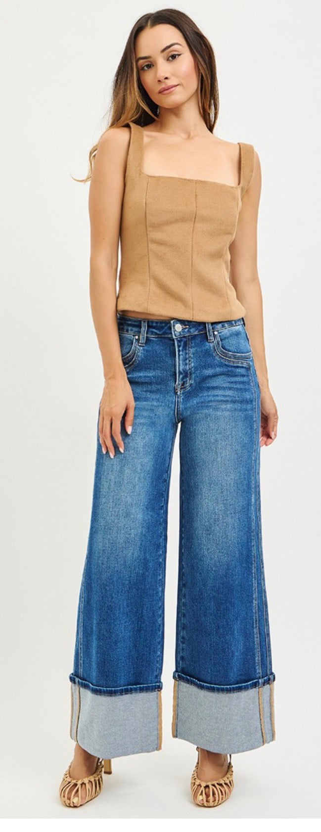 Double Front Risen Jeans