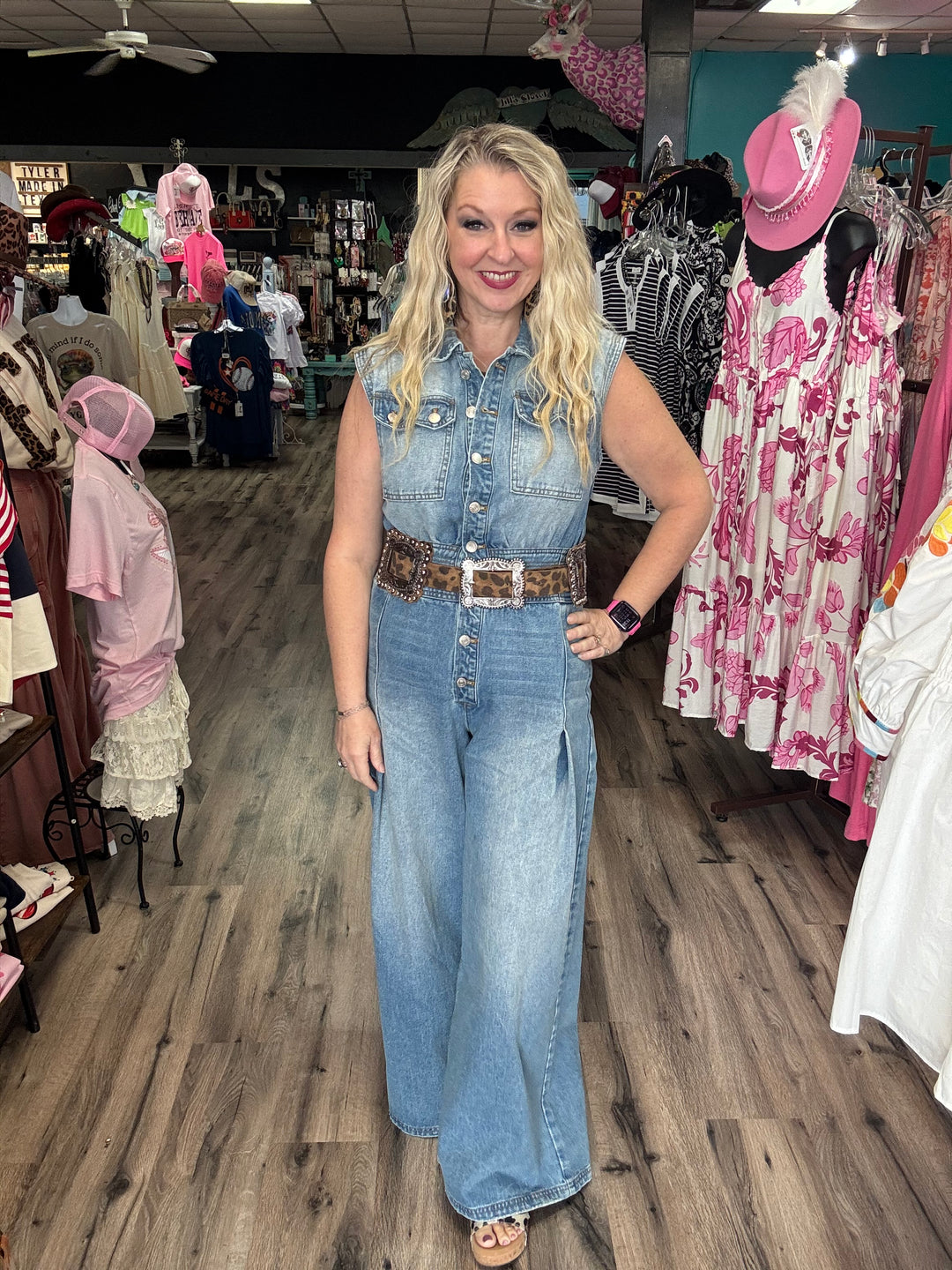 Kerri’s Denim Jumpsuit