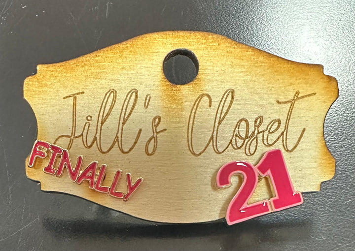 21st Birthday Earrings