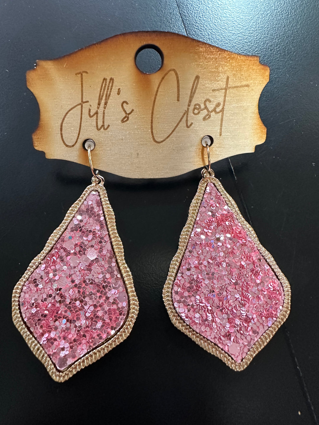 Glitter Drop Earrings