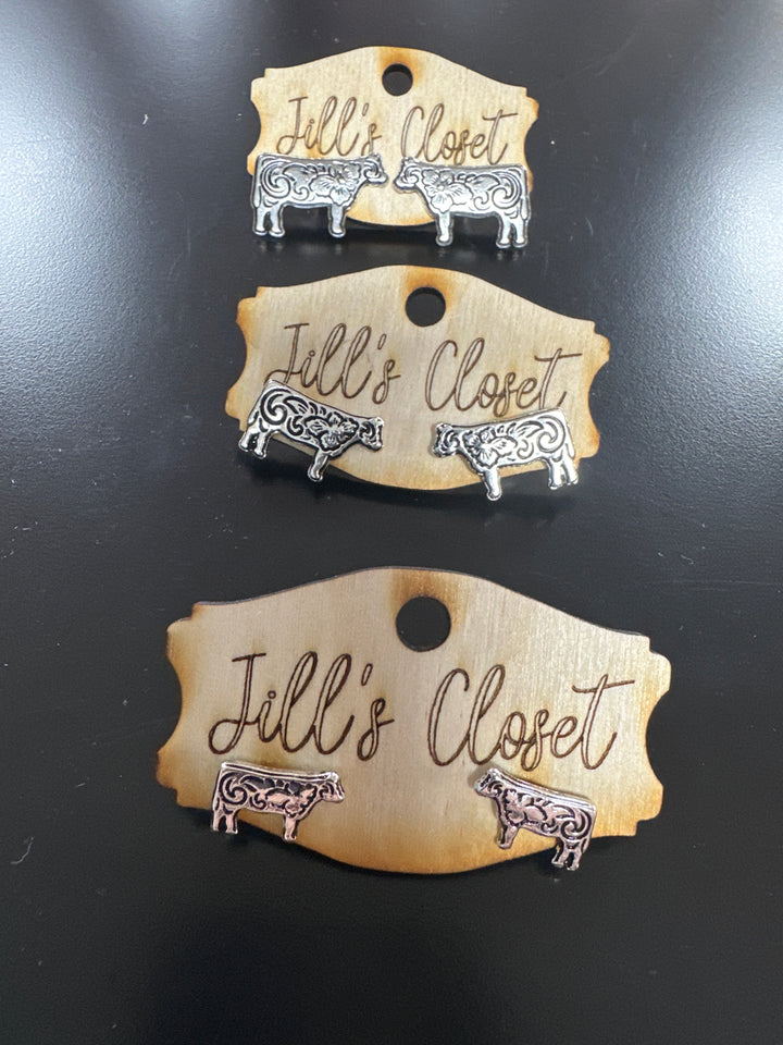 Show Farm Animal Earrings