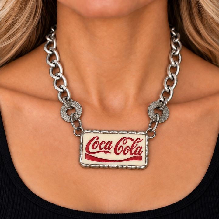 Art by Amy Domino Drink Necklace