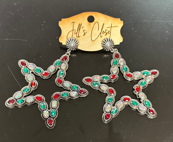 Lg Star Earrings