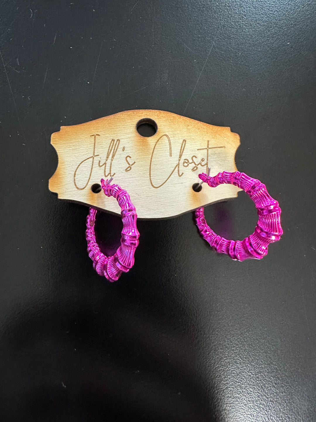 Metallic Hoop Earrings