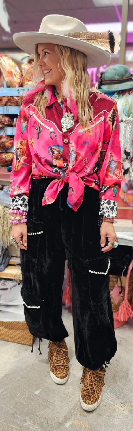 Silky Cowgirl Western Shirts