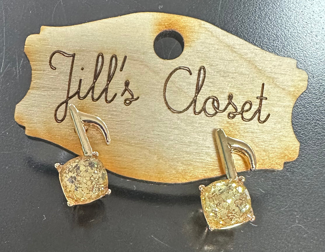Musical Note Earrings